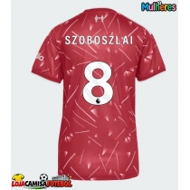Camisa de Futebol Liverpool Dominik Szoboszlai #8 Equipamento Principal Mulheres 2026-27 Manga Curta